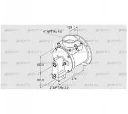 TJ28.0300-A1AHBHND2E8XSB0 (85401052) Газовая горелка Kromschroder