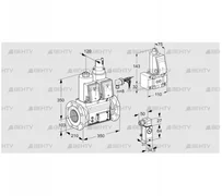 VCS8100F05NLWRE/PPB-/P3PP (88204436) Сдвоенный газовый клапан Kromschroder