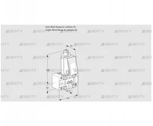 VAS1W0/NW (88006639) Газовый клапан Kromschroder