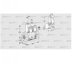 VCS8100F05NNWR3E/PPPP/PPB- (88207358) Сдвоенный газовый клапан Kromschroder