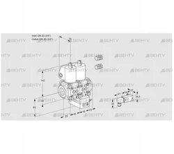 VCD1E20R/20R05ND-50WL3/2-PP/PPPP (88103584) Регулятор давления Kromschroder