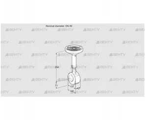 BVHM80W01A (88300179) Дроссельная заслонка Kromschroder