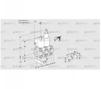 VCV3E50R/50R05VKLWL/PPPP/2-PP (88100340) Клапан с регулятором соотношения Kromschroder