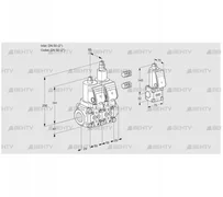 VCS2E50R/50R05NLWGR3/PPPP/PPZS (88100127) Сдвоенный газовый клапан Kromschroder