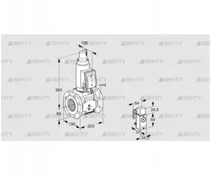 VAS7T80A05LQSRB/3-/P4 (88203944) Газовый клапан Kromschroder