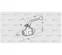 AKT 20R160M (03152358) Запорный кран Kromschroder