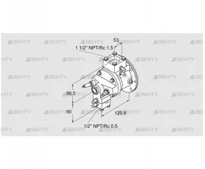 TJ28.0025-A1AMATNA9D2XSB0 (85401094) Газовая горелка Kromschroder