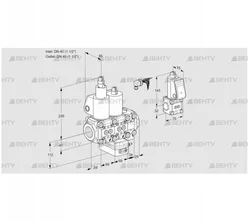 VCG2E40R/40R05LGEVWL/PPBS/PPPP (88101465) Клапан с регулятором соотношения Kromschroder