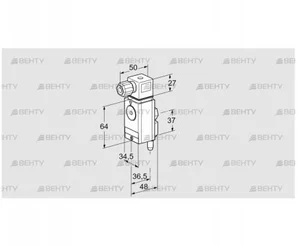 DG 500VC4-6W (84448580) Датчик-реле давления газа Kromschroder