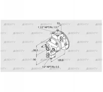 TJ28.0015-A1AHATNA6C9FAB0 (85401202) Газовая горелка Kromschroder