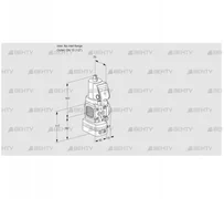 VAD1T-/15N/NWSR-50B (88018854) Газовый клапан с регулятором давления Kromschroder