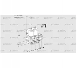 VCS1E15R/15R05NNVWL/PPPP/PPPP (88102725) Сдвоенный газовый клапан Kromschroder