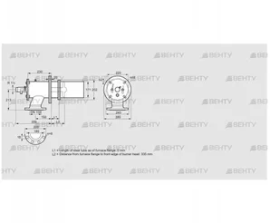 ZIC 165HB-0/335-(18)D (84246524) Газовая горелка Kromschroder