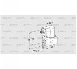 VG 6K03Q6G (85229040) Запорный газовый клапан Kromschroder