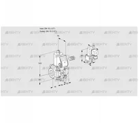 VAS115R/NW (88014294) Газовый клапан Kromschroder