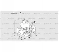 VCH3E50F/50F05LHEVWL/PPPP/PPPP (88107499) Клапан с регулятором расхода Kromschroder