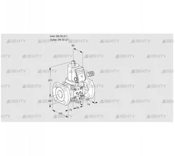 VAS350F/NWSR (88010225) Газовый клапан Kromschroder