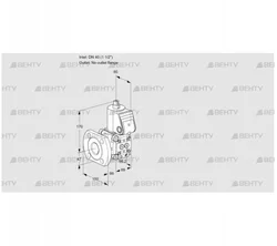 VAS240/-F/NQ (88034255) Газовый клапан Kromschroder