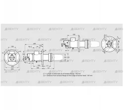 BIC 100RBL-100/135-(111)E (84033320) Газовая горелка Kromschroder