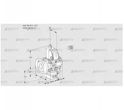 VAG2E40F/25R05GEVWR/PP/PP (88102298) Газовый клапан с регулятором соотношения Kromschroder