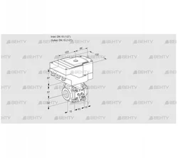 IFC1T15/15N05-08MMPP/40A2AR10-I (88302412) Регулирующий клапан с сервоприводом Kromschroder