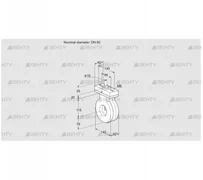 BVA80Z05F (88301558) Дроссельная заслонка Kromschroder