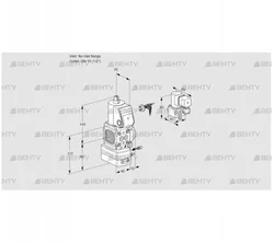 VAG1-/15R/NWBE (88000466) Газовый клапан с регулятором соотношения Kromschroder