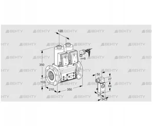 VCS8100F05NNKRE/3-PP/PPPP (88207230) Сдвоенный газовый клапан Kromschroder