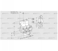 VCG2E40R/40R05NGEVWGL3/BSPP/PPPP (88103894) Клапан с регулятором соотношения Kromschroder