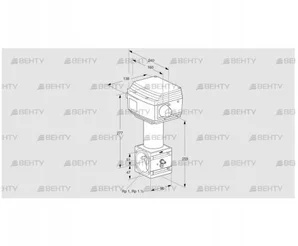 RV 2/DML10Q60S1 (86060547) Регулирующий клапан Kromschroder