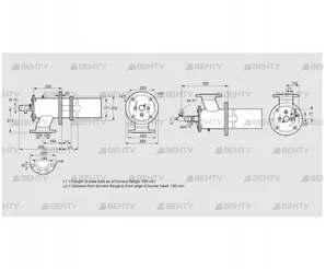 ZIC 165HBL-100/135-(24)D (84246529) Газовая горелка Kromschroder