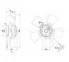 Осевой вентилятор ebmpapst A2D250AA2651