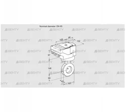 IBAF65Z05/20-30W3TR10 (88303892) Дроссельная заслонка Kromschroder