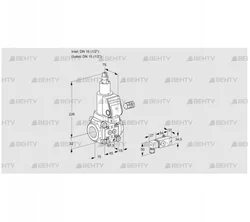 VAS115R/LWGR (88014266) Газовый клапан Kromschroder