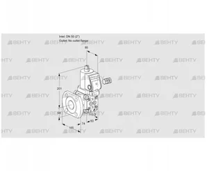 VAS350/-F/NQGR (88010827) Газовый клапан Kromschroder