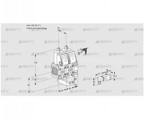 VCD1E25R/--05FND-25VWR/1-PP/PPPP (88100847) Регулятор давления Kromschroder