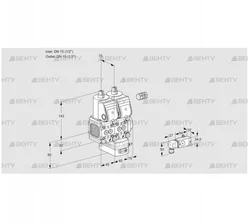 VCG1E15R/15R05FNGEWR/2-PP/PPPP (88107728) Клапан с регулятором соотношения Kromschroder