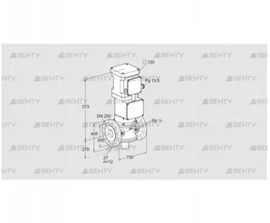 VK 250F05T5HA93S (85312151) Газовый клапан с приводом Kromschroder