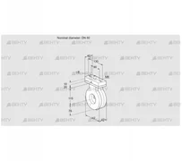 BVA80Z05V (88301048) Дроссельная заслонка Kromschroder