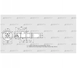 BIC 100RBZ-750/785-(104)E (84199130) Газовая горелка Kromschroder