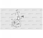 VAS8100F05LWB/PP/PP (88204403) Газовый клапан Kromschroder