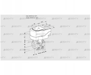 IFC3T65/65N05-32PPPP/20-60Q3T (88302569) Регулирующий клапан с сервоприводом Kromschroder