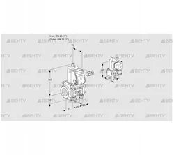 VAS125R/NK (88003579) Газовый клапан Kromschroder