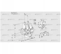 VCG1E25R/25R05NGEVWR3/2-PP/4-ZY (88107838) Клапан с регулятором соотношения Kromschroder