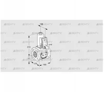 VAS6T65A05NQSRE/PP/PP (88203916) Газовый клапан Kromschroder