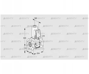 VAS9T125A05NASRE/PP/PP (88207203) Газовый клапан Kromschroder