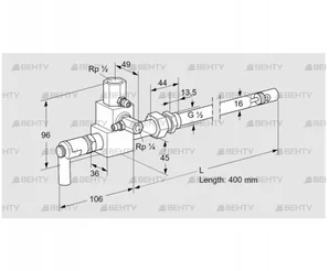 ZMI 16B400R (84230040) Пилотная горелка Kromschroder