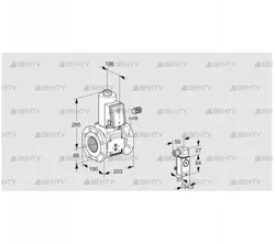 VAS780F05NW3E/P2/PP (88203415) Газовый клапан Kromschroder