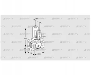 VAS7T80A05NQGRB/PP/MM (88205061) Газовый клапан Kromschroder