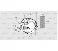 GFK 32R40-6 (81938200) Газовый фильтр Kromschroder